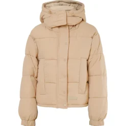 Doudoune Courte Oversize Beige