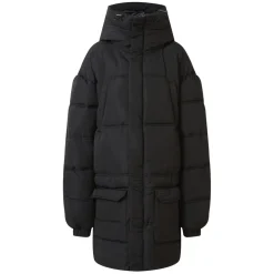 Doudoune Longue Matelassee Noir