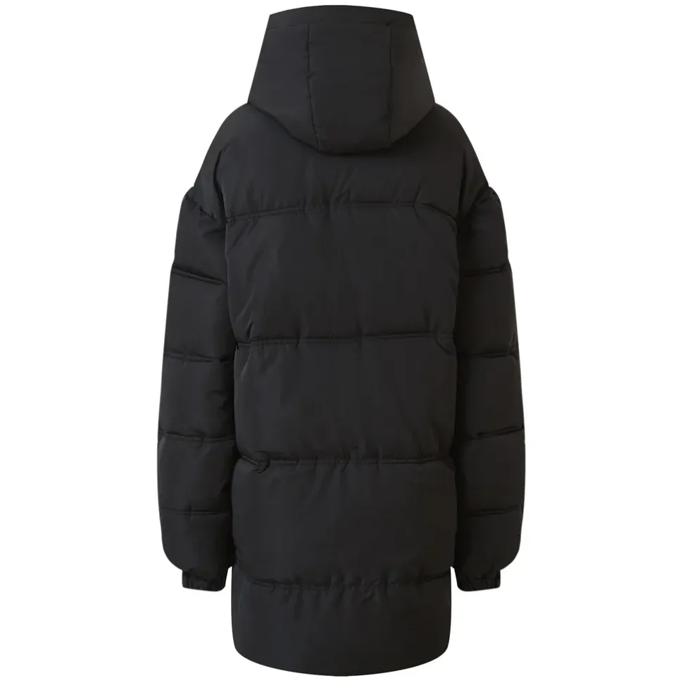 Doudoune Longue Matelassee Noir
