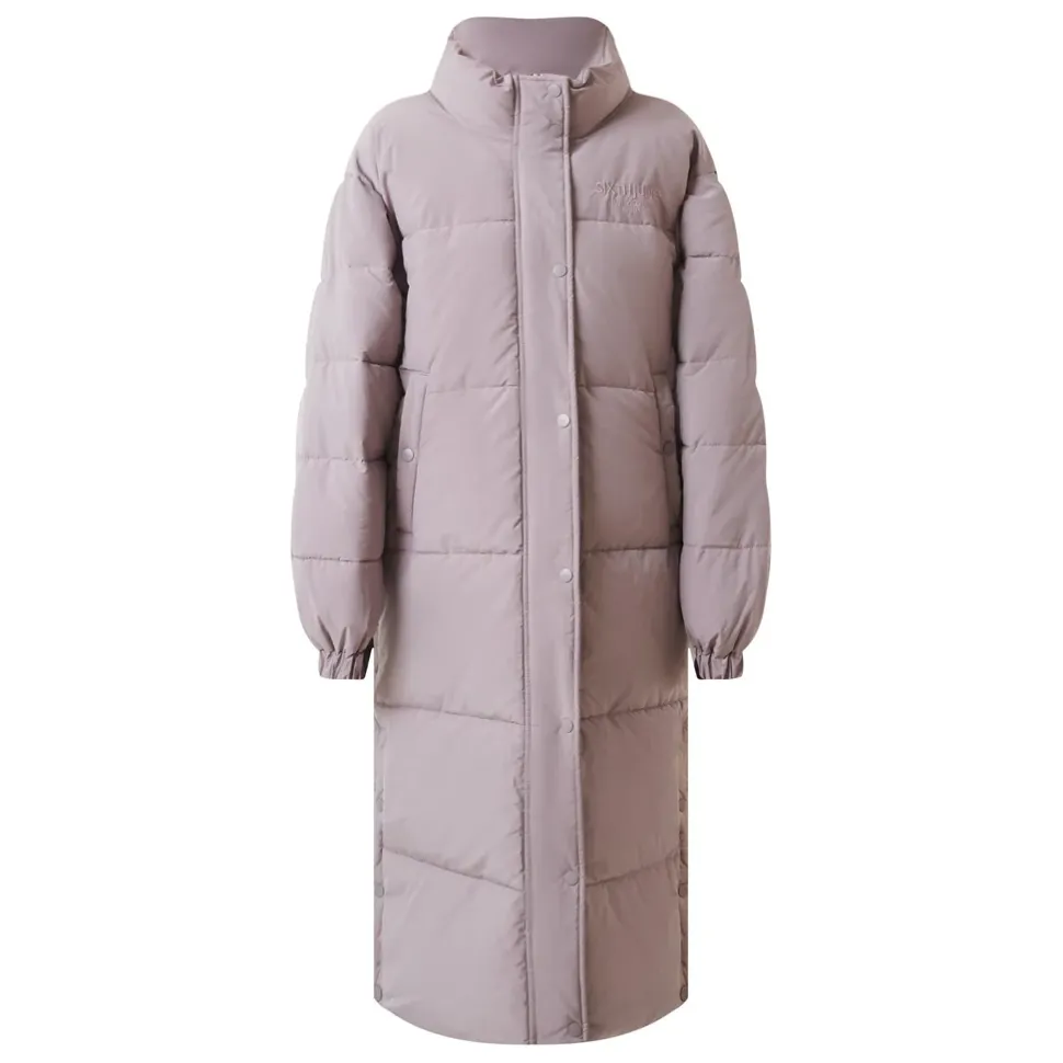 Doudoune Longue Oversize Violet