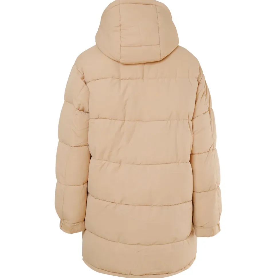 Doudoune Longue Oversize Beige