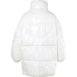 Doudoune Longue Vinyle Blanc