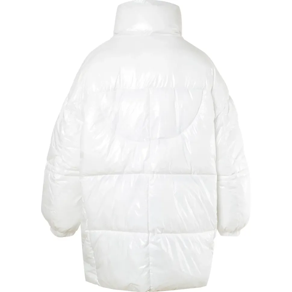 Doudoune Longue Vinyle Blanc