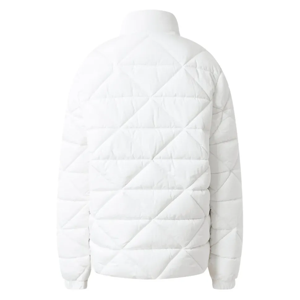 Doudoune Matelasse Triangle Blanc