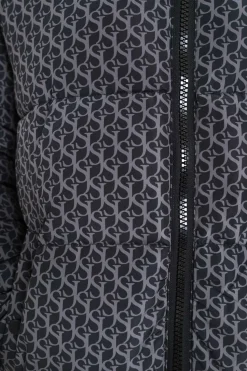 Doudoune Monogramme Matelassee Noir