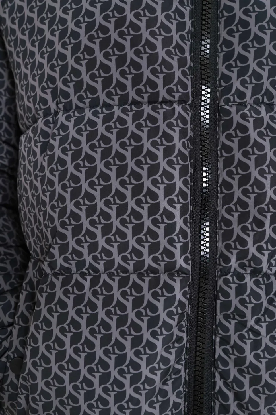 Doudoune Monogramme Matelassee Noir