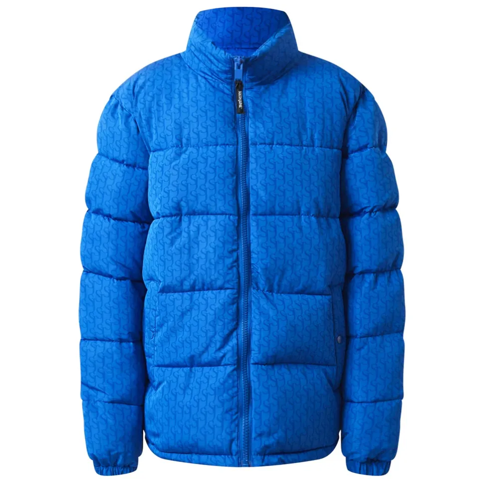 Doudoune Monogramme Matelassee Bleu