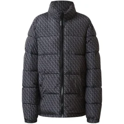 Doudoune Monogramme Matelassee Noir