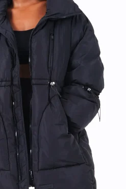 Doudoune Oversize Matelasse Noir