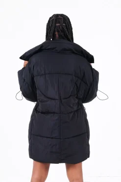 Doudoune Oversize Matelasse Noir