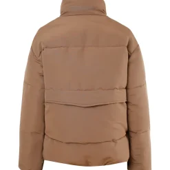 Doudoune Oversize Matelassee Marron