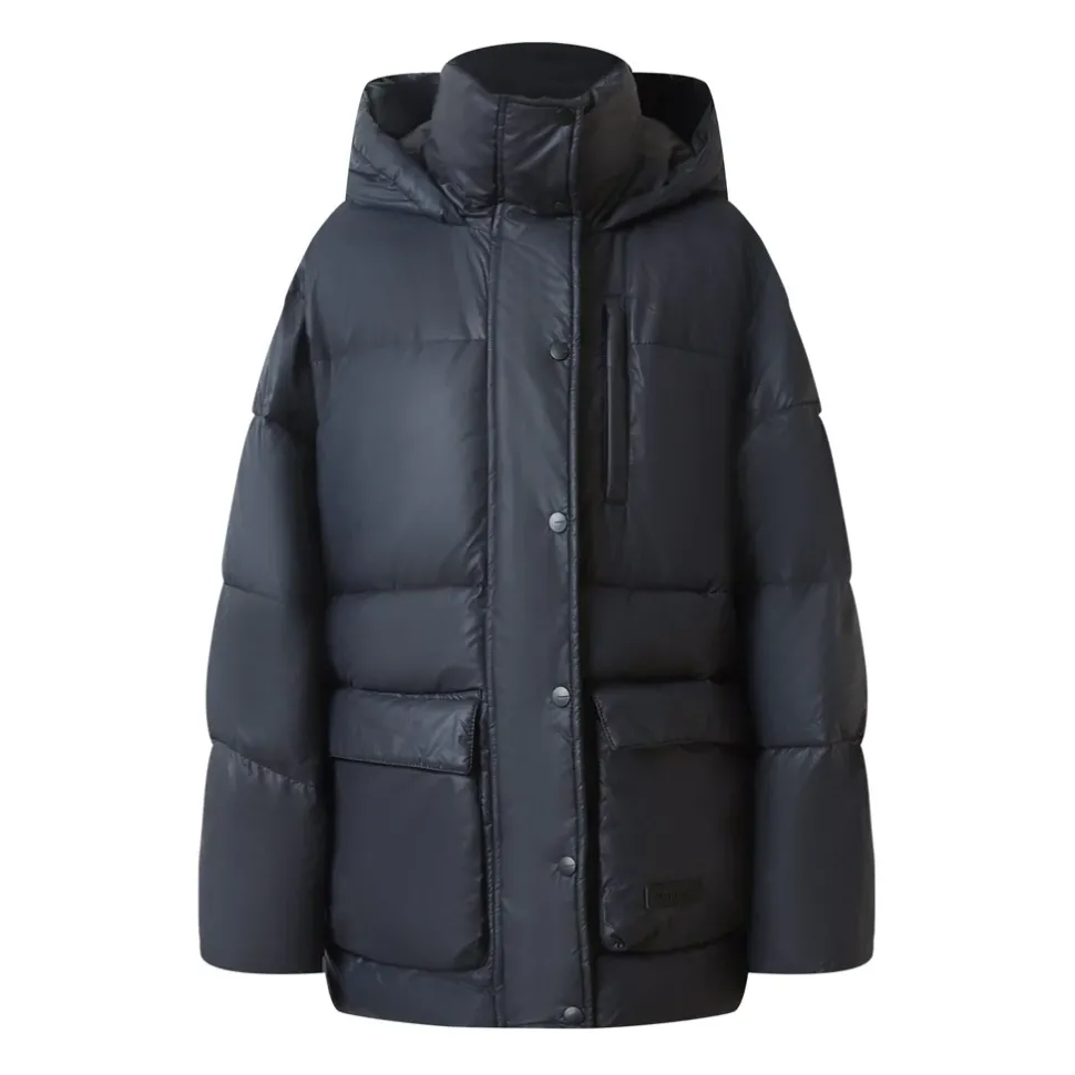 Doudoune Oversize Matte Noire
