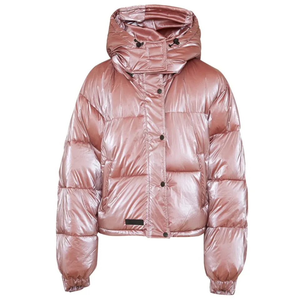 Doudoune Oversize Nacre Rose
