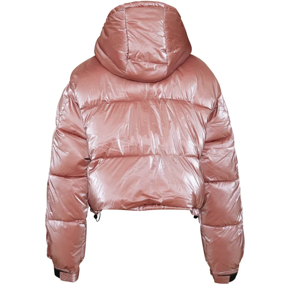 Doudoune Oversize Nacre Rose