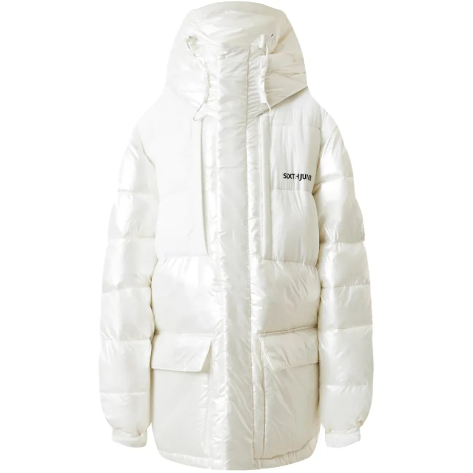 Doudoune Oversize Technique Blanc