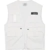 Gilet Multipoche Zip Blanc
