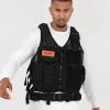 Gilet Tactique Poches Propaganda Noir