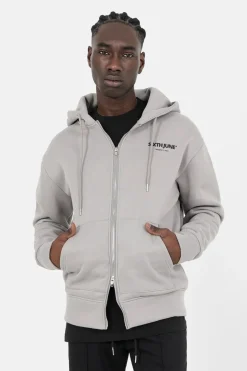 Gilet Zippe Love Matters Gris