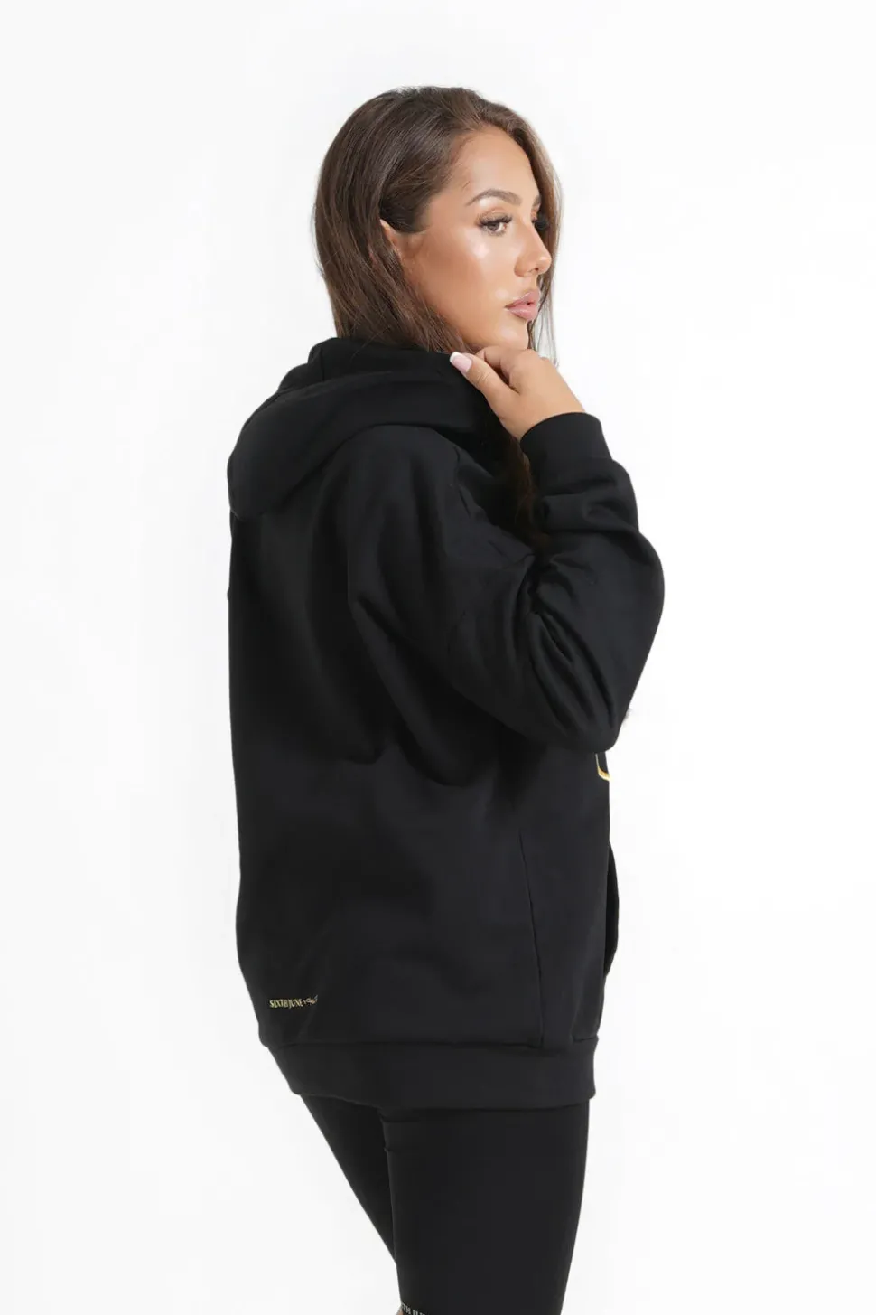 Helena Bu | Sweatshirt Capuche Noir