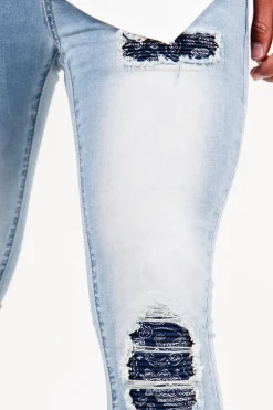 Jean Dechire Bandana Bleu