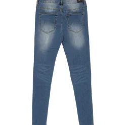 Jean Destroy Empiecement Bleu Fonce
