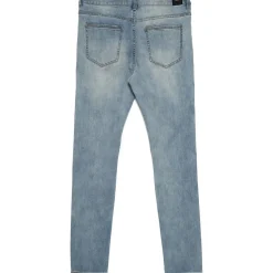 Jean Empiecements Tartan Bleu