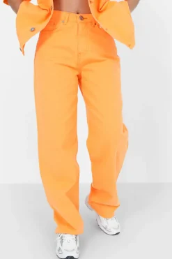 Jean Large Brode Orange