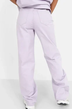 Jean Large Brode Violet Clair