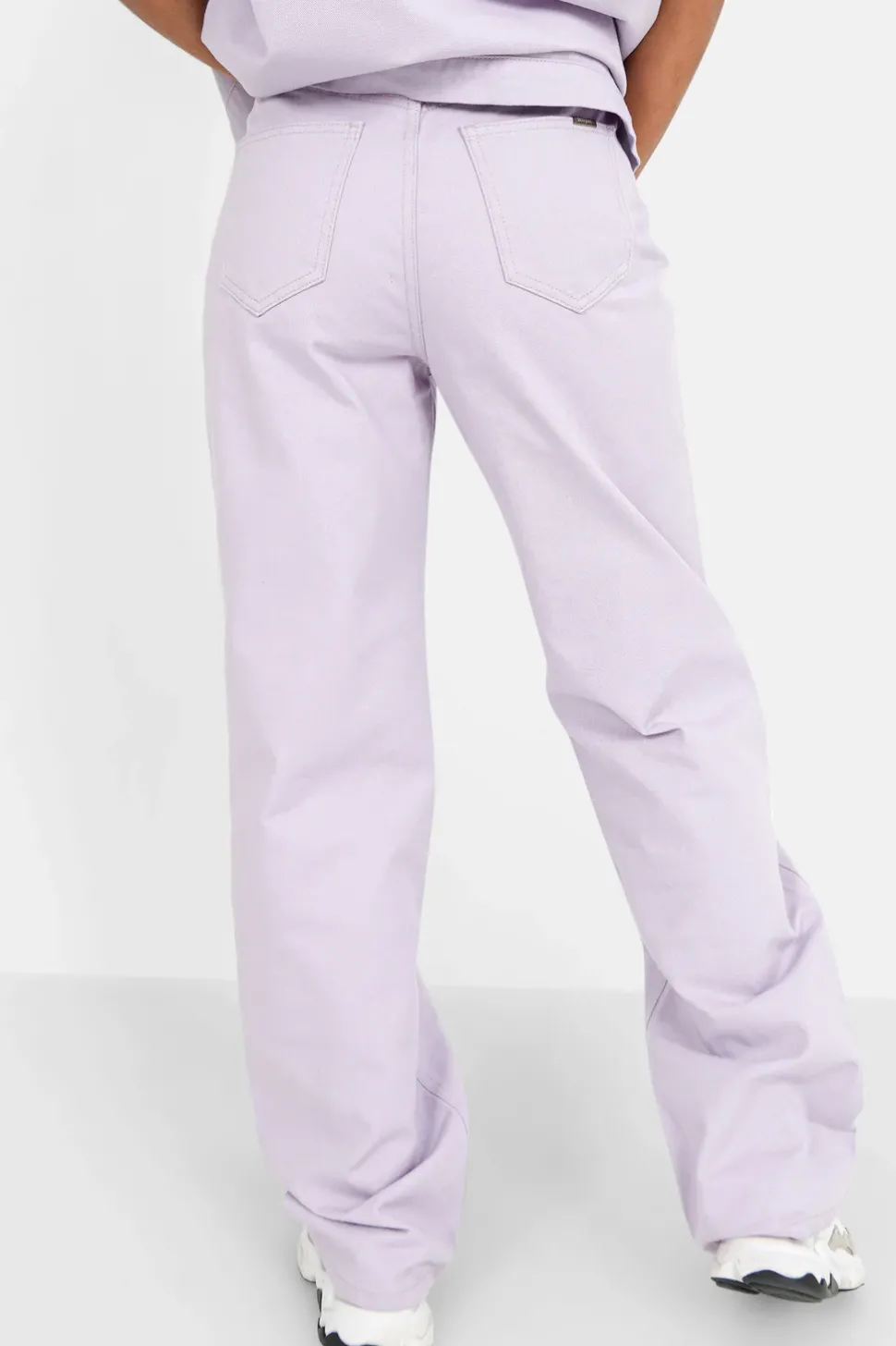 Jean Large Brode Violet Clair