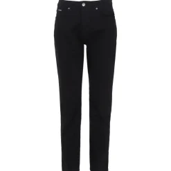 Jean Regular Uni Fentes Noir