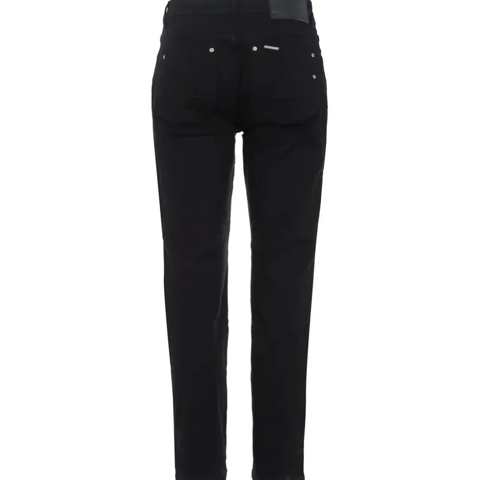 Jean Regular Uni Fentes Noir