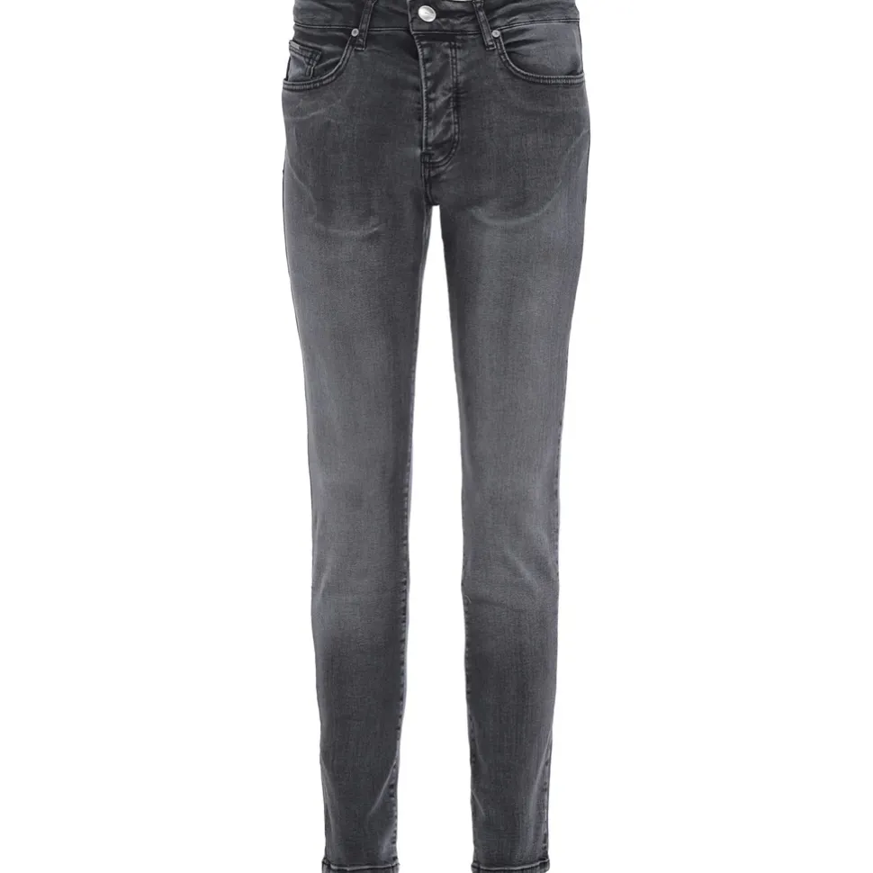 Jean Slim Delave Gris Fonce
