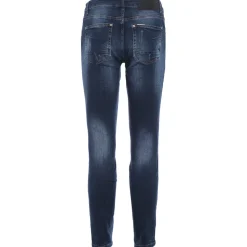 Jean Slim Destroy Delave Bleu Fonce