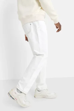 Jean Surpiqures Droit Blanc