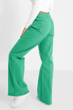 Jean Uni Large Vert Fonce
