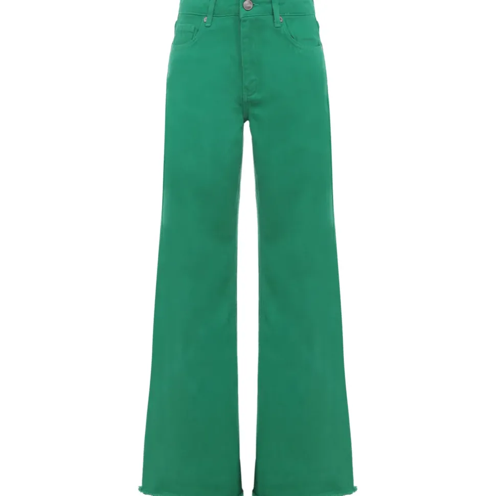 Jean Uni Large Vert Fonce