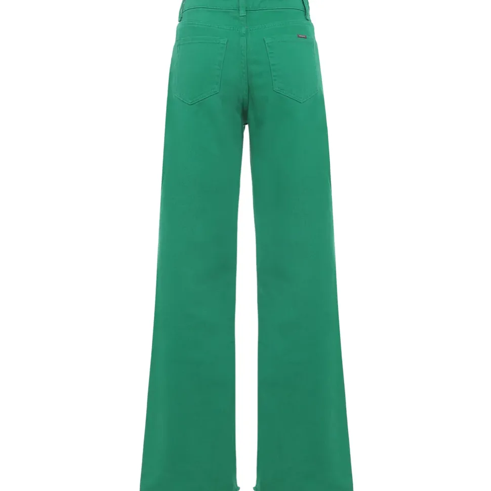 Jean Uni Large Vert Fonce