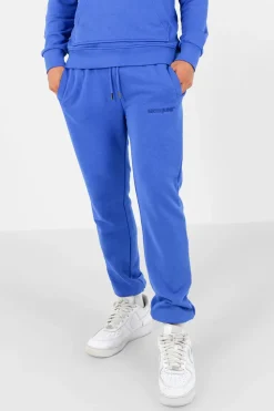 Jogging + Sweat Capuche Logo Gomme Bleu Fonce