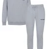 Jogging + Sweat Logo Brode Gris