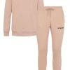 Jogging + Sweat Logo Brode Beige