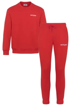 Jogging + Sweat Logo Brode Rouge