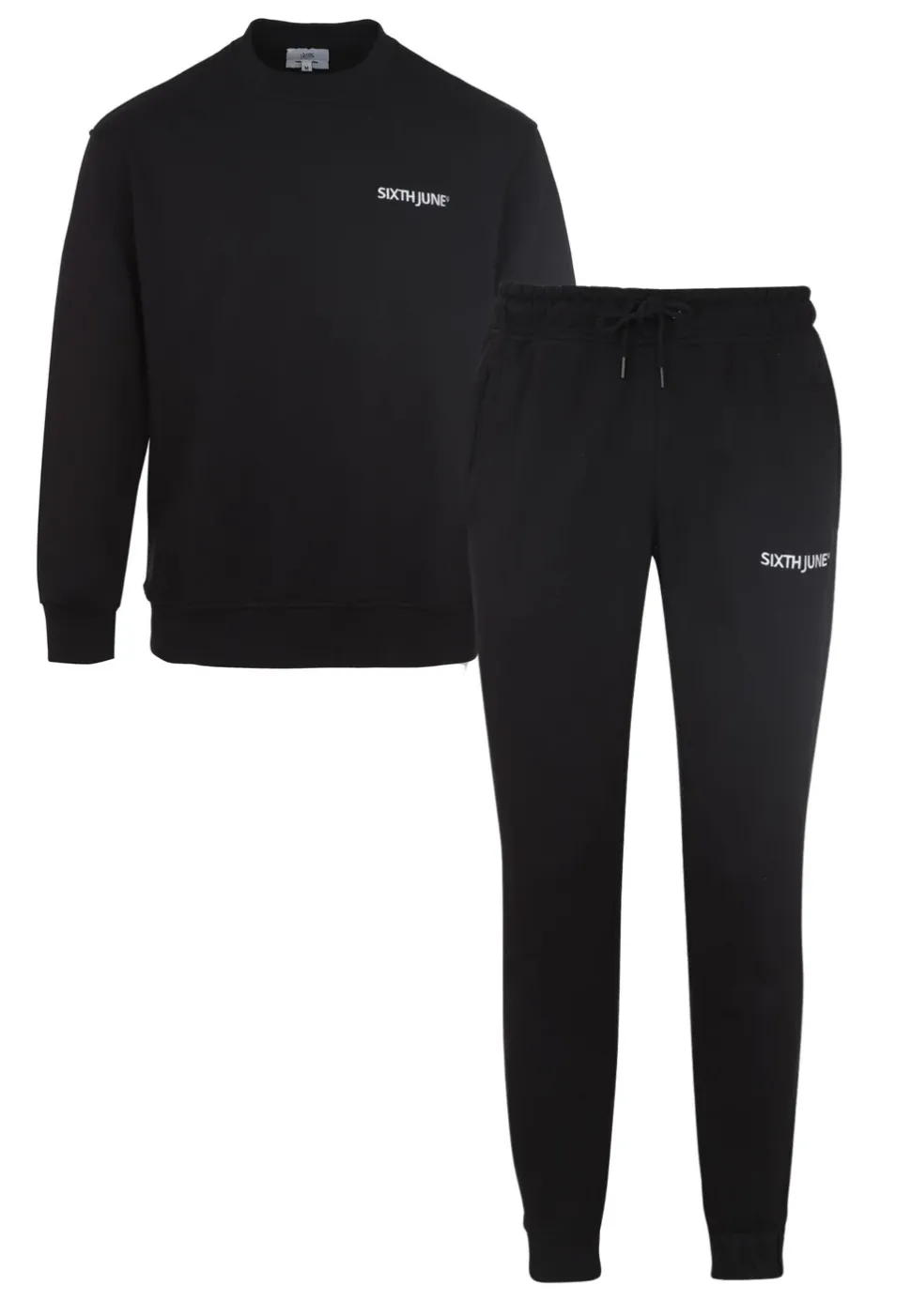 Jogging + Sweat Logo Brode Noir