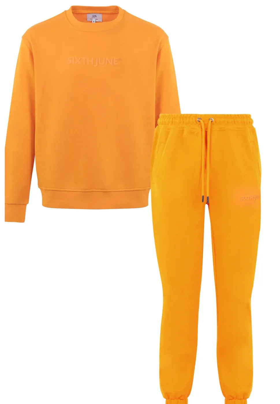 Jogging + Sweat Logo Gomme Orange