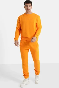 Jogging + Sweat Logo Gomme Orange