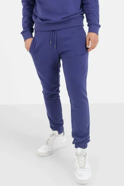 Jogging + Sweat Logo Gomme Bleu Fonce