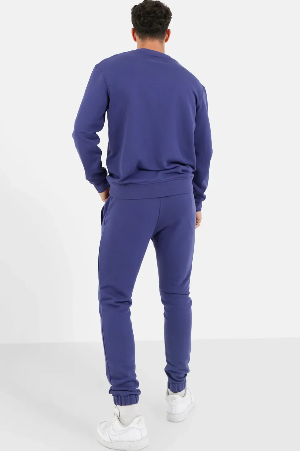 Jogging + Sweat Logo Gomme Bleu Fonce