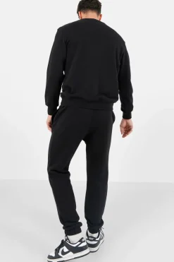 Jogging + Sweat Logo Gomme Noir