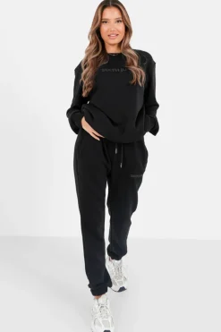 Jogging + Sweat Logo Gomme Noir