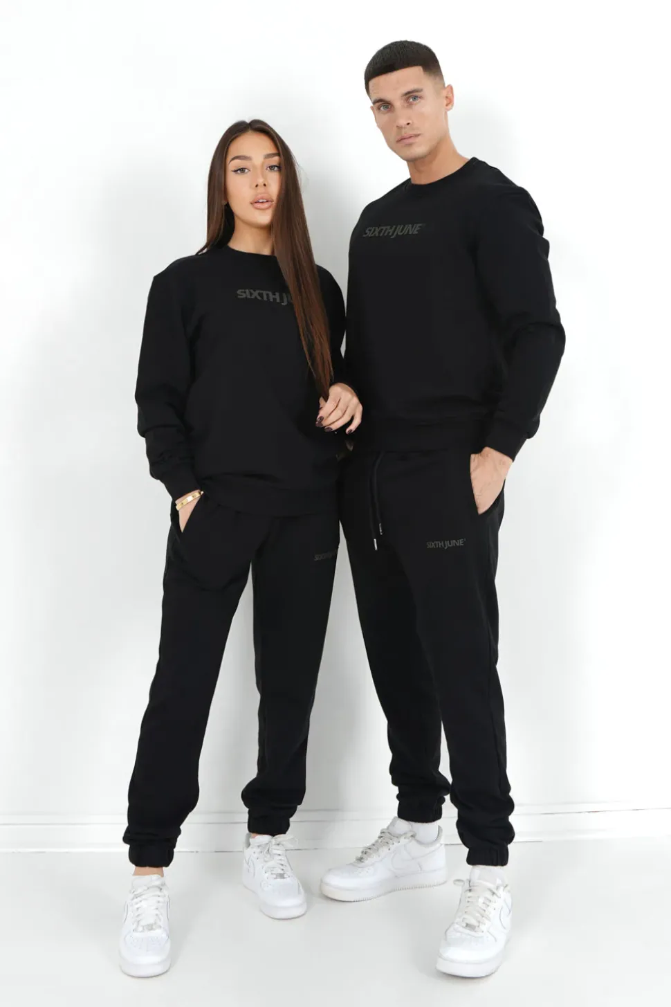 Jogging + Sweat Logo Gomme Noir