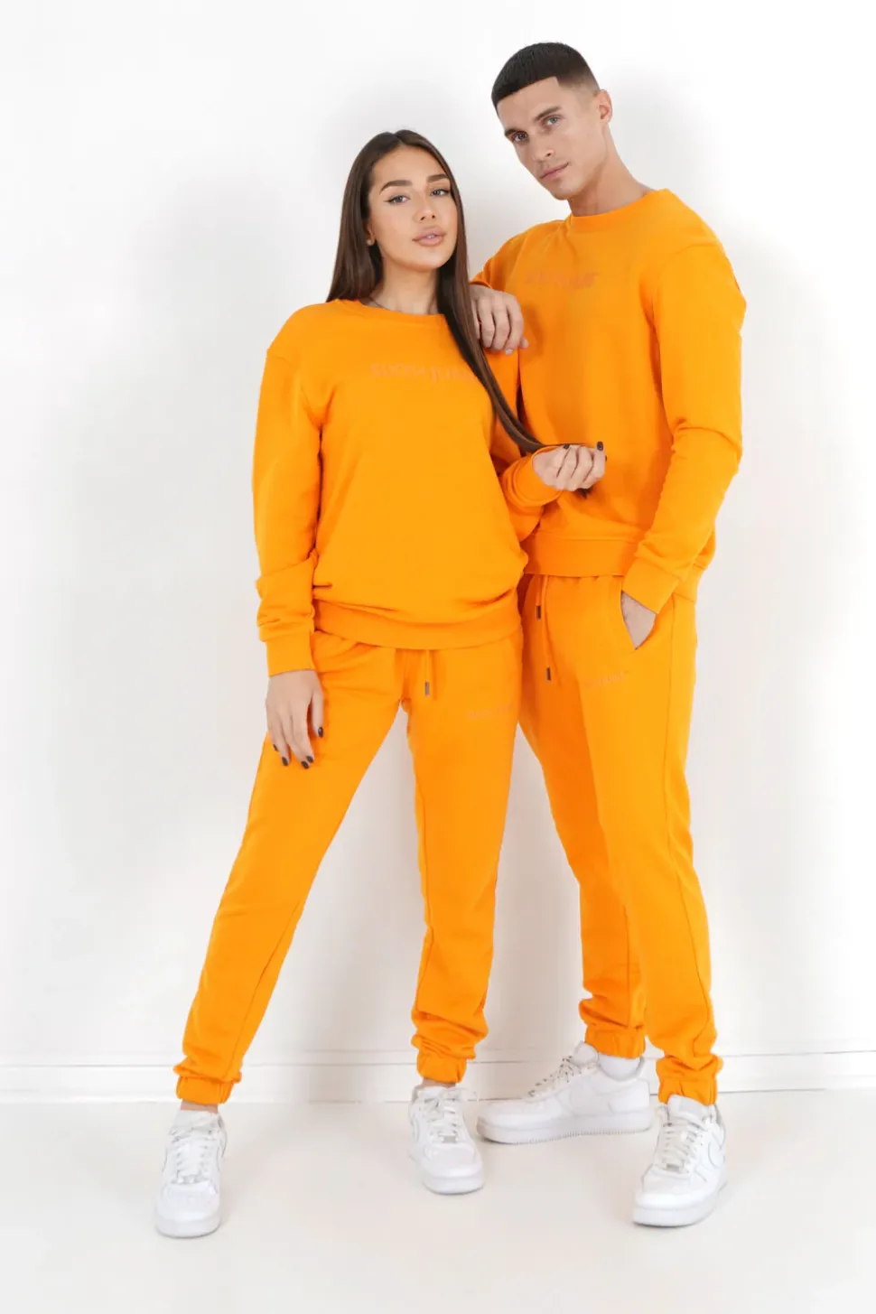 Jogging + Sweat Logo Gomme Orange